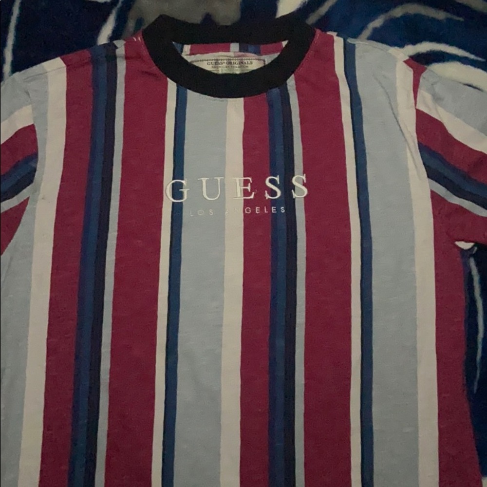 Men’s guess vintage striped tee